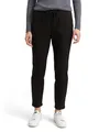 TOM TAILOR Damen 1008375 Jersey Loose Fit Stoffhose, 14482 - Deep Black, 36W / 32L EU