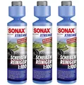 SONAX XTREME ScheibenReiniger 1:100 3x250 ml ergibt 25 Liter Scheiben Reiniger