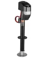 VEVOR Elektrischer Anhängerheber, 2267 kg, Wohnmobil-Elektro-Anhängerstütze mit 2-Wege-Anschluss, Fernbedienung, Kurbelgriff & Wagenheber-Abdeckung, 255-860 mm Hub, für Anhänger und Wohnmobile