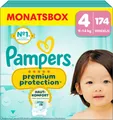 Pampers Premium Protection Windeln Größe 4 9-14 kg 174 Stk Hautschutz
