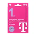Telekom MagentaMobil Prepaid S Simkarte mit 10 € Startguthaben 5G D-Netz