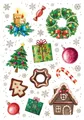 HERMA Weihnachts Sticker DECOR "Weihnachtszeit" 3 Blatt à 12 Sticker