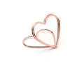 Tischkartenhalter Herz, Roségold, 2,5 cm (1 Packung / 10 Stk.)