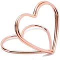 Tischkartenhalter Herzen Roségold 10 Stück 2,5 cm Hochzeit Geburtstag Fotohalter