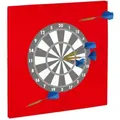 Relaxdays Dartscheibe, Rot, Textil, 71x71 cm, Freizeit, Sport & Fitness