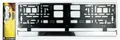 Für AMTRA VIRAGE 93-036 VIRAGE NUMBER PLATE FRAME - CHROME FINIS