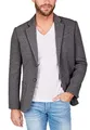 Centered Sakko Herren modern und sportlich - als Casual Jacket oder Blazer (Grau), Grau, L