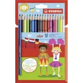 Buntstift STABILO color 18er Pack 18 verschiedene Farben inklusive 3 Neonfarben