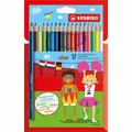 STABILO Buntstift color - 18er Pack - mit 18 verschiedenen Farben inkl. 3 Neonfa