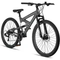 Licorne Bike Strong 2D Premium Mountainbike Shimano,Zoll:29.00;Farbe:Anthrazit - Grau