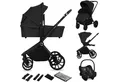 lionelo Kombi-Kinderwagen MIKA PLUS 3IN1, (Set), 3in1 Set mit Astrid i-size/XXL-Verdeck/Komfortable Dämpfung