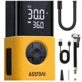 Kabellose Fahrradpumpe mit LED Anzeige 150 PSI 17 L