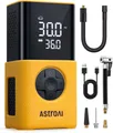 Fahrradpumpe elektrisch Luftpumpe Akku Kompressor 150 PSI mit LED Reifen Fahrrad