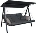 Angerer Hollywoodschaukel Lounge Smart Stone - Gartenschaukel mit Bettfunktion
