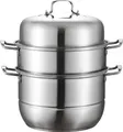 RHP Innovatives Kocherlebnis mit unserem 28 cm Dampfgarer aus strapazierfähigem 18/8 Edelstahl – Perfekte Kompatibilität für Induktions-, Elektro-, Gas- und Halogenherde, mit gleichmäßiger Erhitzung