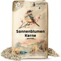 25 kg Sonnenblumenkerne Geschält | Vogelfutter für das Ganze Jahr | Premium Wildvogelfutter | Idealer Energiespender für Sommer und Winter | Vogelstreufutter für Wildvögel | Ohne Schale
