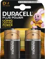 Duracell Alka Plus D 2er-Pack