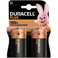 Duracell Plus Alkaline-Batterie D/Mono/LR20, 1,5V, 2er-Pack