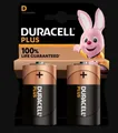 Blister 2 Duracell Taschenlampenbatterien Typ D - 100% extra lange Lebensdauer M