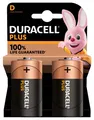 DURACELL 141988 D Batterie, Alkaline, 1.5 Volt 2 Stück