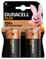 8x Duracell Plus 1,5V D Mono LR20 je im 2er Blister