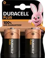 20 Duracell Plus D / Mono Alkaline 100% Life guaranteed Batterien im 2er Blister