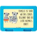 Mr. & Mrs. Panda Brotdose Koala Familie - Gelb Pastell - Geschenk, Papa, Snackbox, Geschwister, Opa, quality time, Familienleben, Bruder, Kinder, L... - Gelb