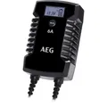 AEG Batterieladegerät, für alle gängigen 6 V und 12 V Blei-Säure-Batterien - schwarz