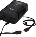AEG Mikroprozessor Batterieladegerät LD 6.0, für 6/12V Batterien, 6A, 9-HF Ladestufen, Autostart, Komfortanschluss, automatische Diagnose- und Ladefunktion, Schwarz