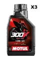 3 Liter Öl Motorrad MOTUL 300V 4T Factory Line Road Racing 10W50 100% Kunststoff