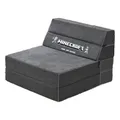 Schlafsofa MINECRAFT Klappsofa Ausklappbar Anthrazit Stoffbezug 119 x 80 cm