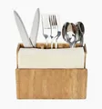 Besteckständer Besteckhalter Organizer Serviettenhalter CHEFFINGER CF-5037