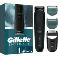 Gillette Intimate i5 Präzisionstrimmer schwarz/blau abwaschbar wasserdicht NEU