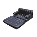 Bestway aufblasbarer Sessel 5 Positionen Schwarz 188x152x64 cm Innenraum 7505