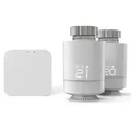 Hama Smart Home Heizungssteuerung-Set (2x Heizkörperthermostat, 1x Bridge), WLAN, ZigBee