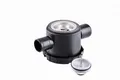 Reich Siphon, mit Edelstahlsieb für Abwassersystem, Ø 33mm, 2 Zugänge