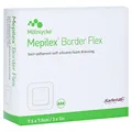 Mepilex Border Flex Schaumverband haftend 7,5x7,5 cm Inhalt: 10 St