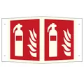 SafetyMarking Warnschild Brandschutzschild Feuerlöscher Aluminium (B x H) 150 mm x 150 mm ISO