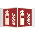 SafetyMarking® Brandschutzschild "Feuerlöscher" quadratisch 26,0 x 15,0 cm, 1 St