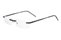 Edison & King Lesebrille Clarity, leichte randlose Brille – entspiegelt – dünne Bügel