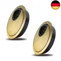Kabeldurchführung Schreibtisch, WJUAN 2 Stück Edle Bronze Kabeldurchführungen 60