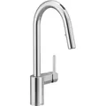 Moen 7565EVC Align U by Smart Pulldown keukenkraan met spraakbesturing en MotionSense chroom (7565EVC)