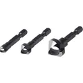wolfcraft 1 Querlochsenker-Set WS 3-tlg., ø8,12,16 (4375000)