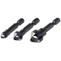 Wolfcraft 3 Querlochsenker Ws, 1 Schneide, 6-kant Schaft Ø 8, 12, 16 Mm