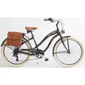 Cruiser "CRUISER Sun on the beach LADY" Gr. 43, schwarz (schwarz, schwarz), VENICE - I LOVE ITALY, Fahrräder, 43cm, 26 Zoll (66,04cm), für Damen, Kettenschaltung