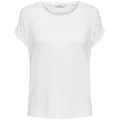 ONLY T-Shirt Damen T-Shirt 1er Pack Viskose (Packung, 1er Pack) weiß XS (34)