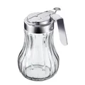Westmark Sahnegießer/Honigspender, Fassungsvermögen: 250 ml, Glas/Rostfreier Edelstahl, Berlin, Transparent/Silber, 65302260