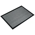 Floortex FC46080VALGR Doortex valuemat grau 60 x 80 cm für den Innenbereich, mit anti-rutsch Vinylrücken