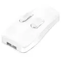 TRU COMPONENTS Drehdimmer TRU COMPONENTS Schnurschalter Weiß 2 x Aus/Ein 2 A 1 St. (98001c411)