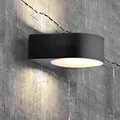 BRILLIANT Außenwandleuchte Tyler | dekorative Außenbeleuchtung | Metall/Glas | schwarz | spritzwassergeschützt | IP44 | 1x E27 max. 60 W - Schwarz